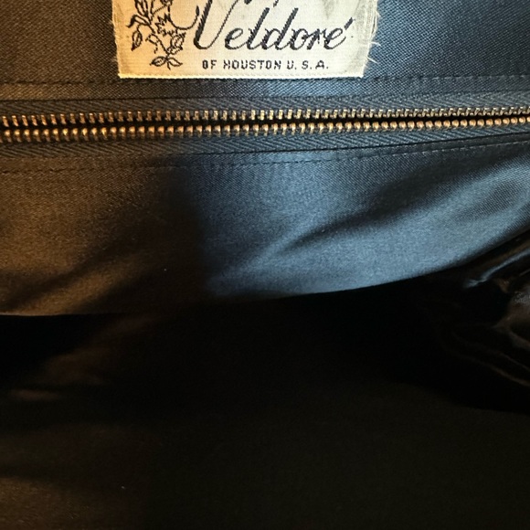 Vintage Purse Veldoré Houston Bag Embroidered Beaded 1950s 50s  60s EUVC Rare - Picture 5 of 7